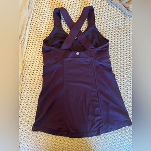 Lululemon plum tank top